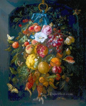  Heem Arte - Adorno de flor de Jan Davidsz de Heem